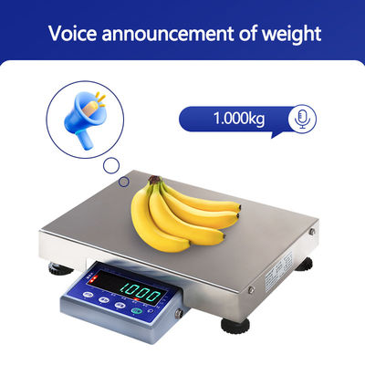 6kg annuncio vocale tavolo elettronico piattaforma di pesatura industriale SOHE AT-B