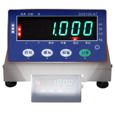 Scala di pesatura industriale 3 kg Alarme a tre colori con metodo di comunicazione Bluetooth