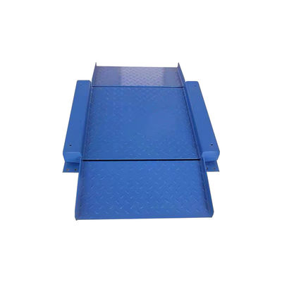 Piattaforma di acciaio al carbonio industriale scala 1,5 m x 1,5 m ultra basso con rampa doppia