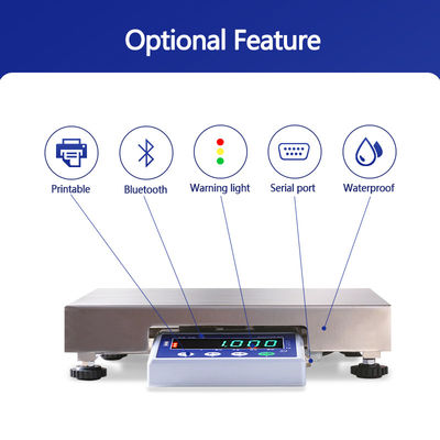 Scala di pesatura elettronica per tavoli Bluetooth da 6 kg per annunci vocali da -10 °C a -40 °C