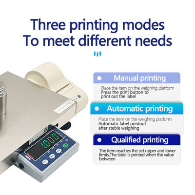 15 kg SOHE ATP Tag Printing Digital Display per impianti di trasformazione alimentare Tipo di display a LED