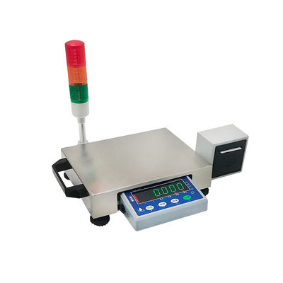 Display a LED 6KG Luci di allarme in acciaio tricolore con spazio di archiviazione e di stampa in U