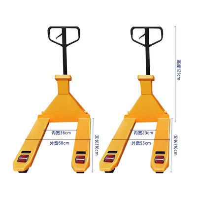 Forchetto di larghezza di lipolo giallo riscaldamento SOHE SCS Stampa Pesatura carrello elevatore per bilancieri di alta etichetta