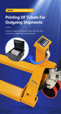 SOHE SCS Impressione Meter Pesante giallo forklift Scale Con LED Display