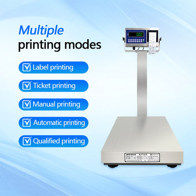 Scale in acciaio inossidabile personalizzabili da 200 kg con design impermeabile e funzione di stampa