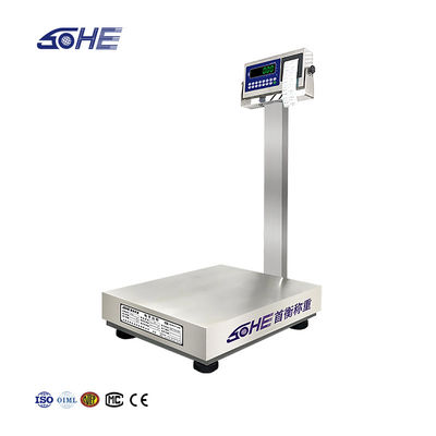 Scale in acciaio inossidabile personalizzabili da 200 kg con design impermeabile e funzione di stampa