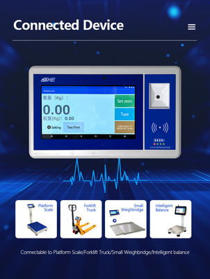 Indicatore di peso della batteria con schermo intelligente Android da 7 pollici per alimentazione AC/DC