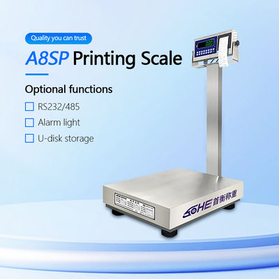 Display a LED personalizzabile Scale di stampa multi-categoria da 200 kg con design impermeabile