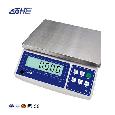 6kg Range Precision Waterproof Weighing Table Scale con display LCD personalizzabile