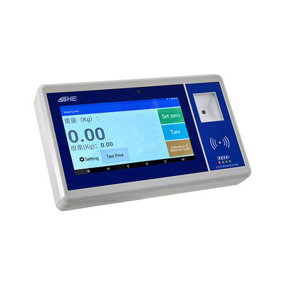 Display LCD ABS da 7 pollici Smart Screen Android con codice QR Batteria Fotocamera Indicatore di peso e sensore