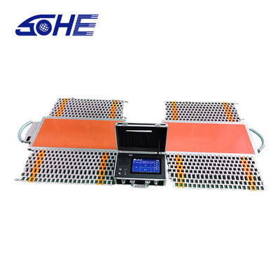 Corrente continua 10.5V 25Ton Wireless Digital Dynamic Portable Weighing Truck Scale OEM