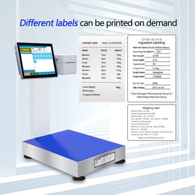 Display LCD Dispositivo di stampa di etichette chimiche farmaceutiche per 400 mm*500 mm