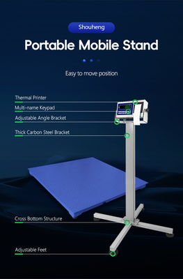 Scala di piattaforma industriale con display a LED e batteria al litio 7.4V/4000mA di Sohe