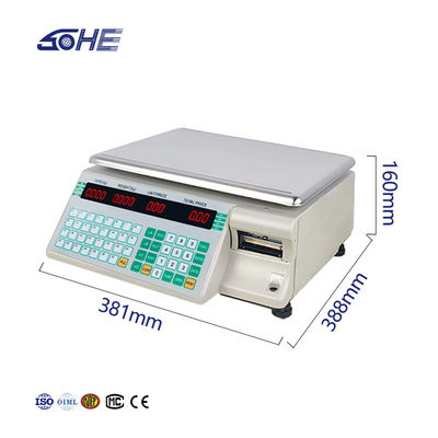 Scala avanzata SHV-TMA 30kg con piastra in plastica ABS/acciaio inossidabile