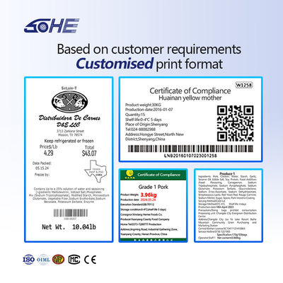 Acciaio inossidabile SOHE 60KG 400*500mm Pesatura intelligente per macellazione e taglio della carne