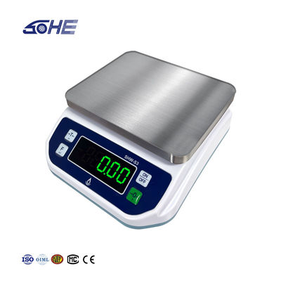 SOHES3 1.5KG Scala impermeabile ABS in acciaio inossidabile ad alta precisione per la lavorazione alimentare