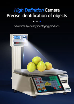 Display LCD Intelligent Barcode Scale SHW-TMF6 per una capacità di 30 kg