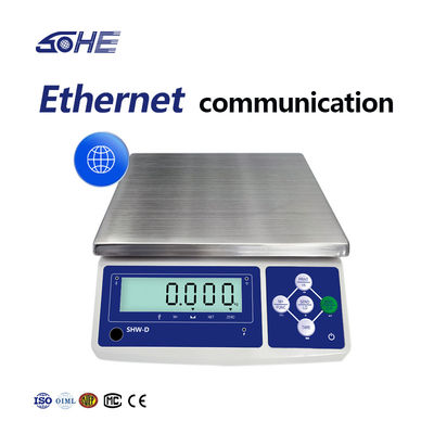 Scala di tabella delle funzioni Ethernet SHWDL-15KG con display LCD e alimentazione AC/DC