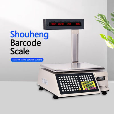 Scala di tabella di codici a barre di stampa avanzata SHW-TMB 30kg con corrente AC 100-240V/DC21V