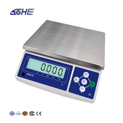 Scala elettronica multifunzionale da 6 kg con comunicazione Ethernet SHWDL avanzata