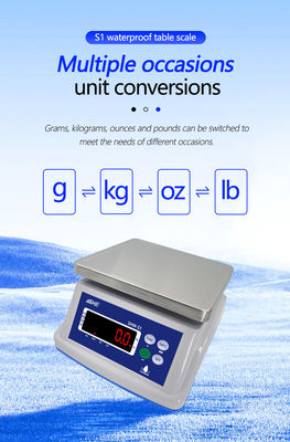 Scale elettronica S1 impermeabile personalizzabile con capacità di 15 kg e supporto ODM
