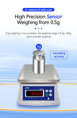 Scale elettronica S1 impermeabile personalizzabile con capacità di 15 kg e supporto ODM