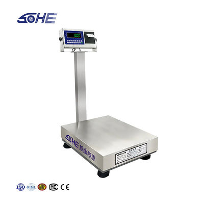 Display LED in acciaio inossidabile Advanced A8SP Printing Industrial Platform Scale 60cm*80cm