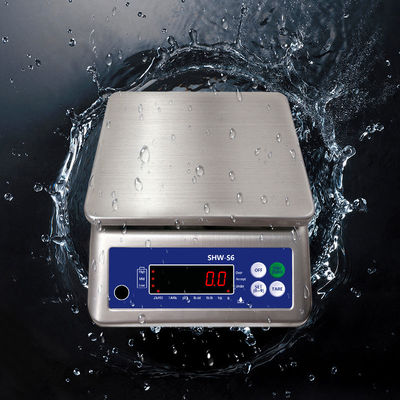 SOHE S6 Scala impermeabile in acciaio inossidabile con capacità di 6 kg e rating di protezione IP68