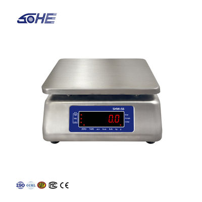 Supporto ODM doppio schermo 30 kg Tavolo impermeabile Scala elettronica con display a LED