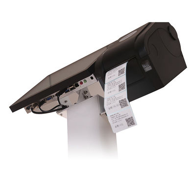 Display LCD da 15 pollici 15-500 kg Dock di lavorazione dei frutti di mare Android Scala di stampa etichette -10-40C