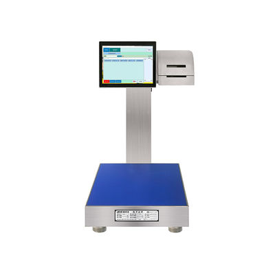 Scala intelligente completamente impermeabile da 30 kg con progettazione plug-in e stampa di etichette