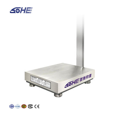 Fornitura di corrente 10.5V/1A 200KG Scala in acciaio inossidabile per fabbriche di prodotti ittici e alimentari