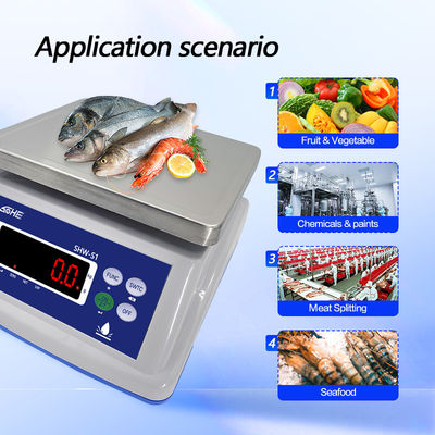 Peso massimo 3 kg SOHE S1 Scala impermeabile con doppio strato e sensore di precisione