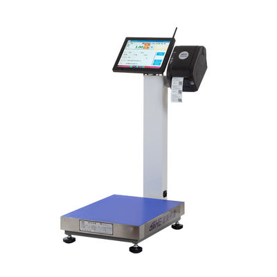 Scala di piattaforma touchscreen in acciaio inossidabile da 500 kg per display Android intelligente