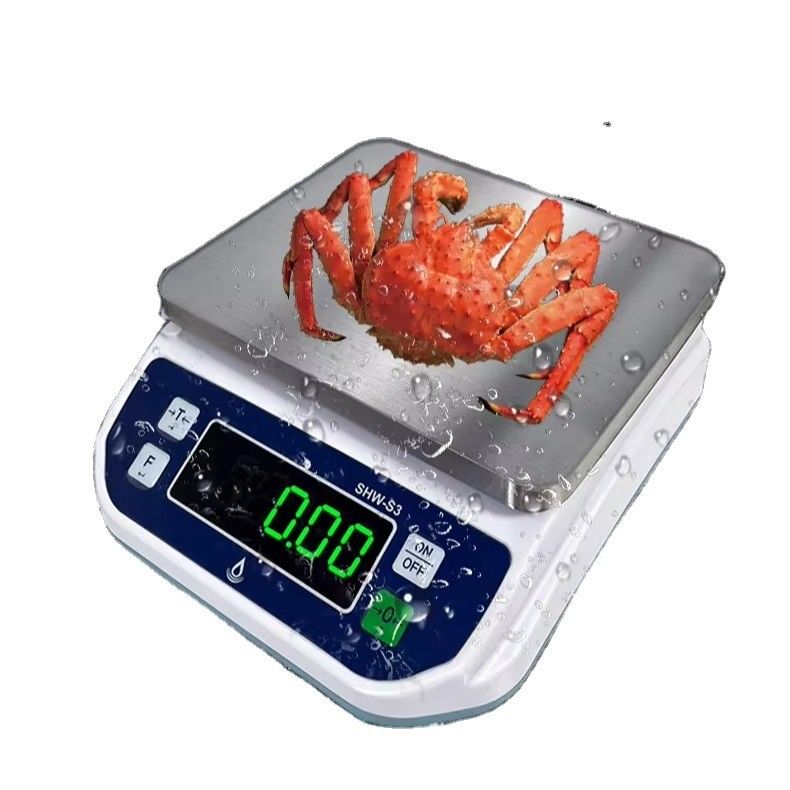 Display LED di 6 kg di capacità Scala impermeabile per la cottura e l'alta precisione della lavorazione alimentare