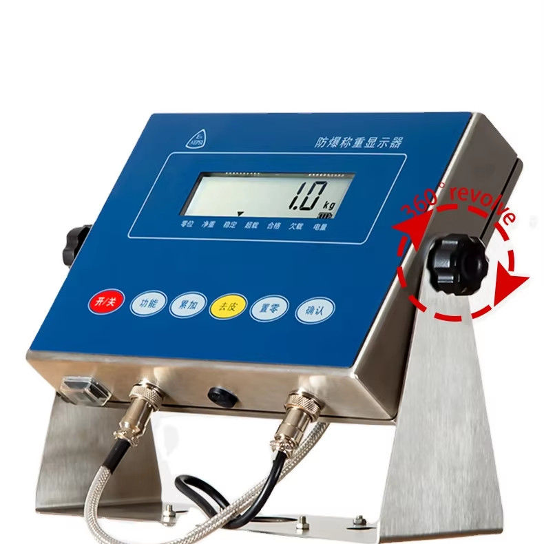 SH8P 304 Serie Acciaio inossidabile 30-300KG Scala a prova di esplosione LED Scala di piattaforma di visualizzazione