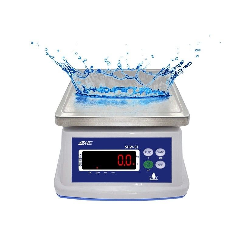 Peso massimo 3 kg SOHE S1 Scala impermeabile con doppio strato e sensore di precisione